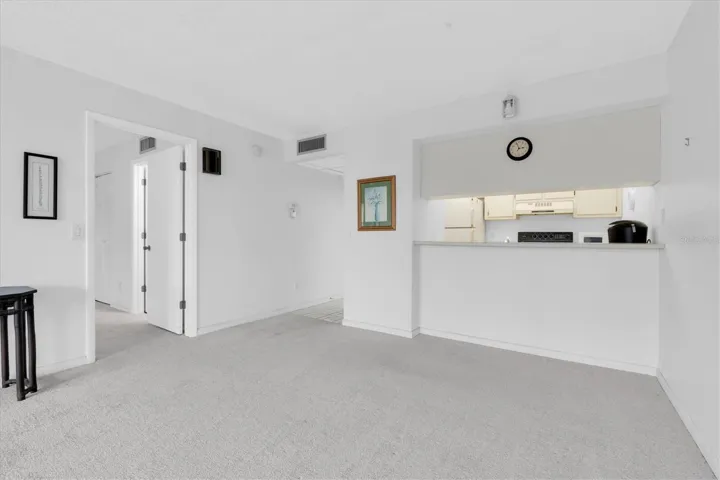 Dining area and kitchen