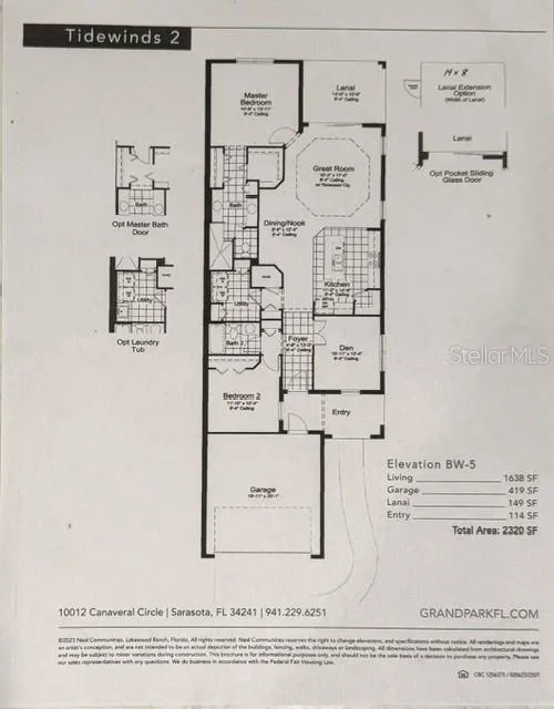 Tidewater Floor Plan