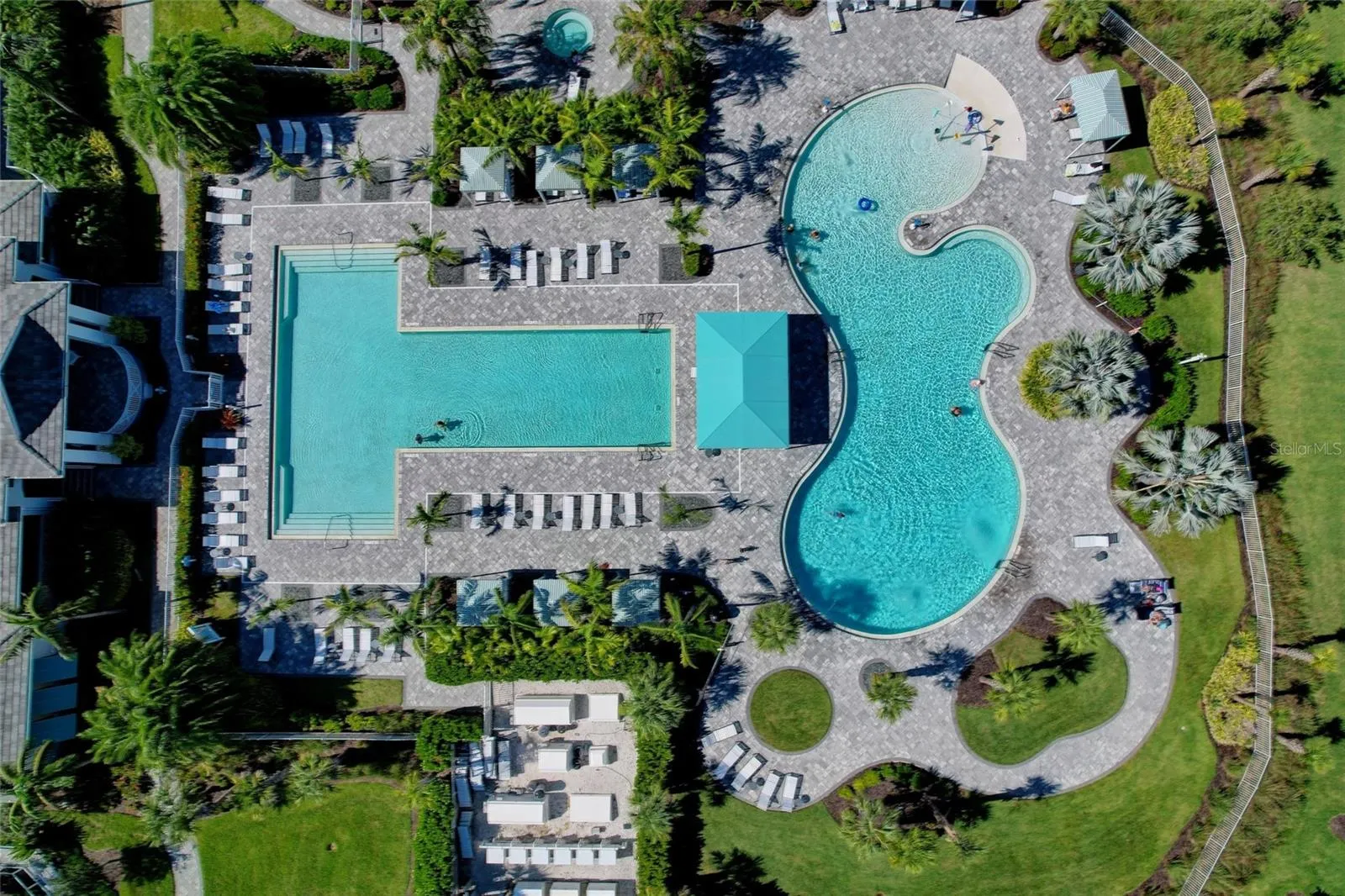 Two Swimming Pools