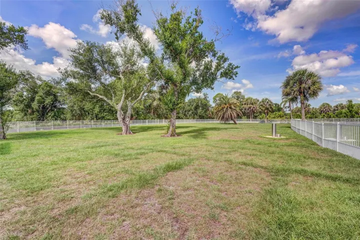 A large Dog park along with a Small Dog Park