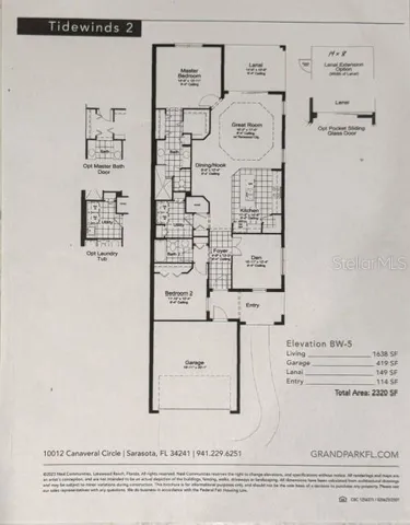 Tidewater Floor Plan