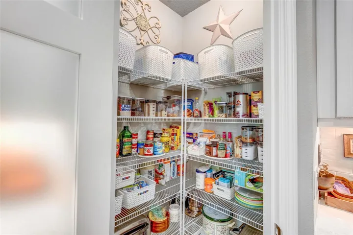 Spacious Walkin Pantry