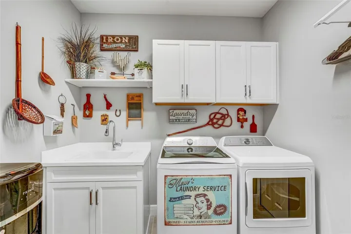 Well Appointed Laundry Space with Loads of Storage