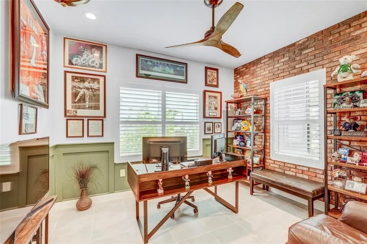 Custom Built Brick Feature Wall