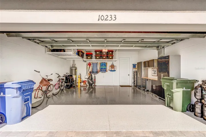 Epoxy Flaked Floors & Ceiling Storage Racks