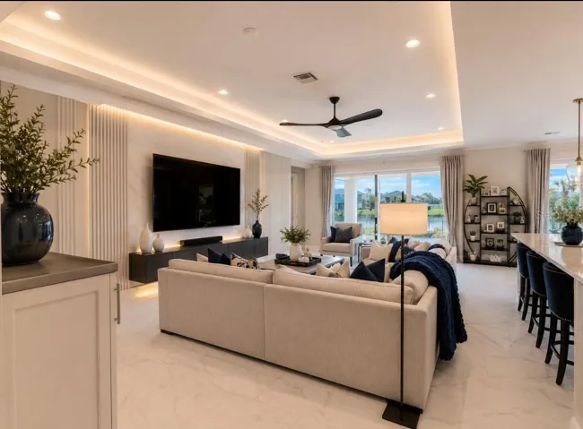 Stagged Living Room