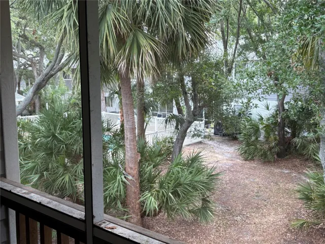 View from upstairs balcony off master bedtroom