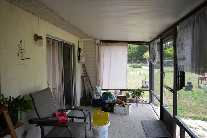 Rear Screened Patio