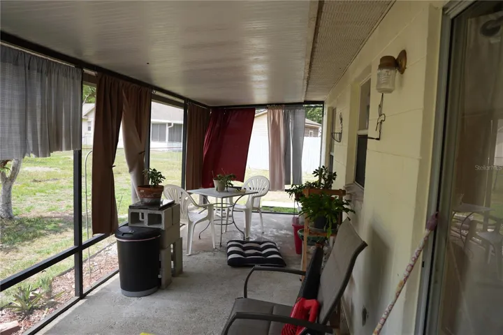 Rear Screened Patio