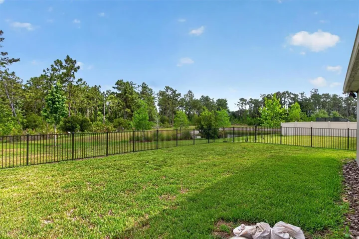 Conservation View with Pond on Right Side