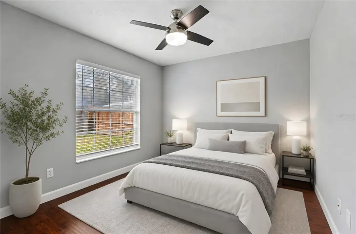 Second Bedroom. Virtually Staged.