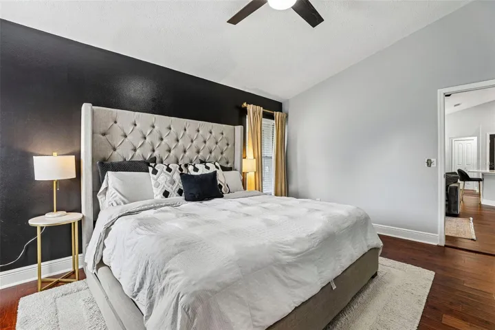 The primary suite becomes your tranquil retreat.
