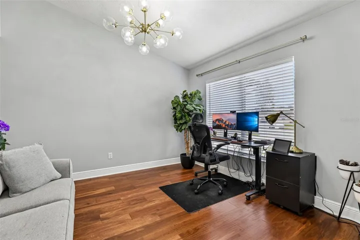 Flexible formal living at the front of the home.