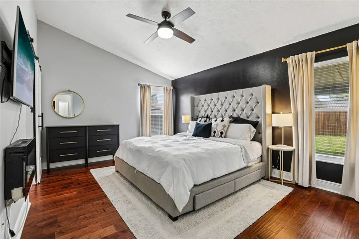 The primary suite becomes your tranquil retreat.