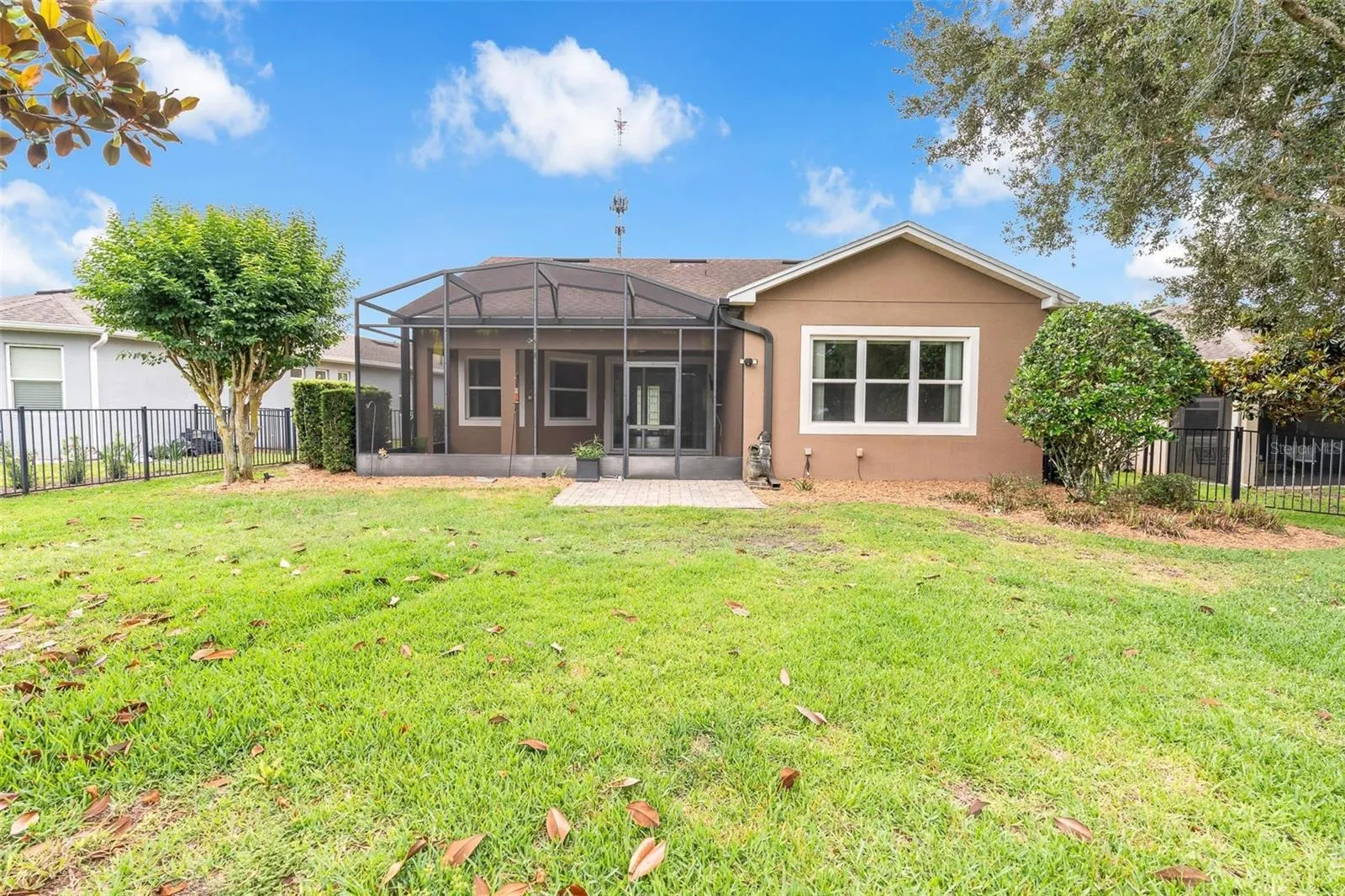 FENCED IN YARD WITH GOLF COURSE VIEWS