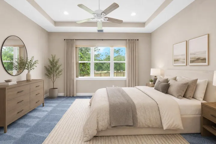 PRIMARY BEDROOM VIRTUAL STAGED