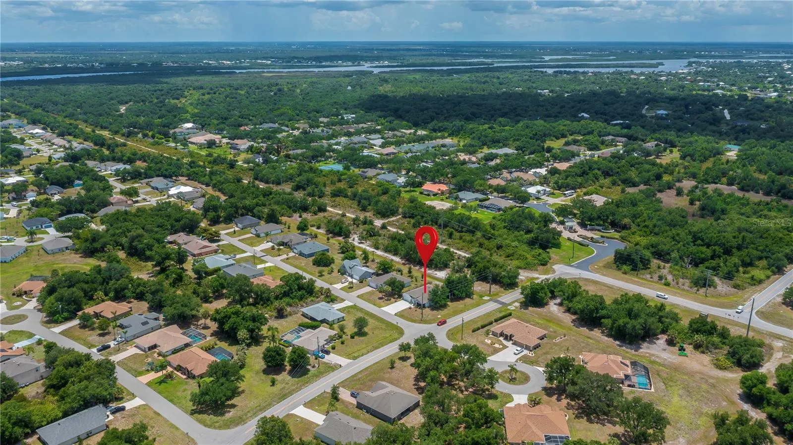 Prime Corner Lot Location.