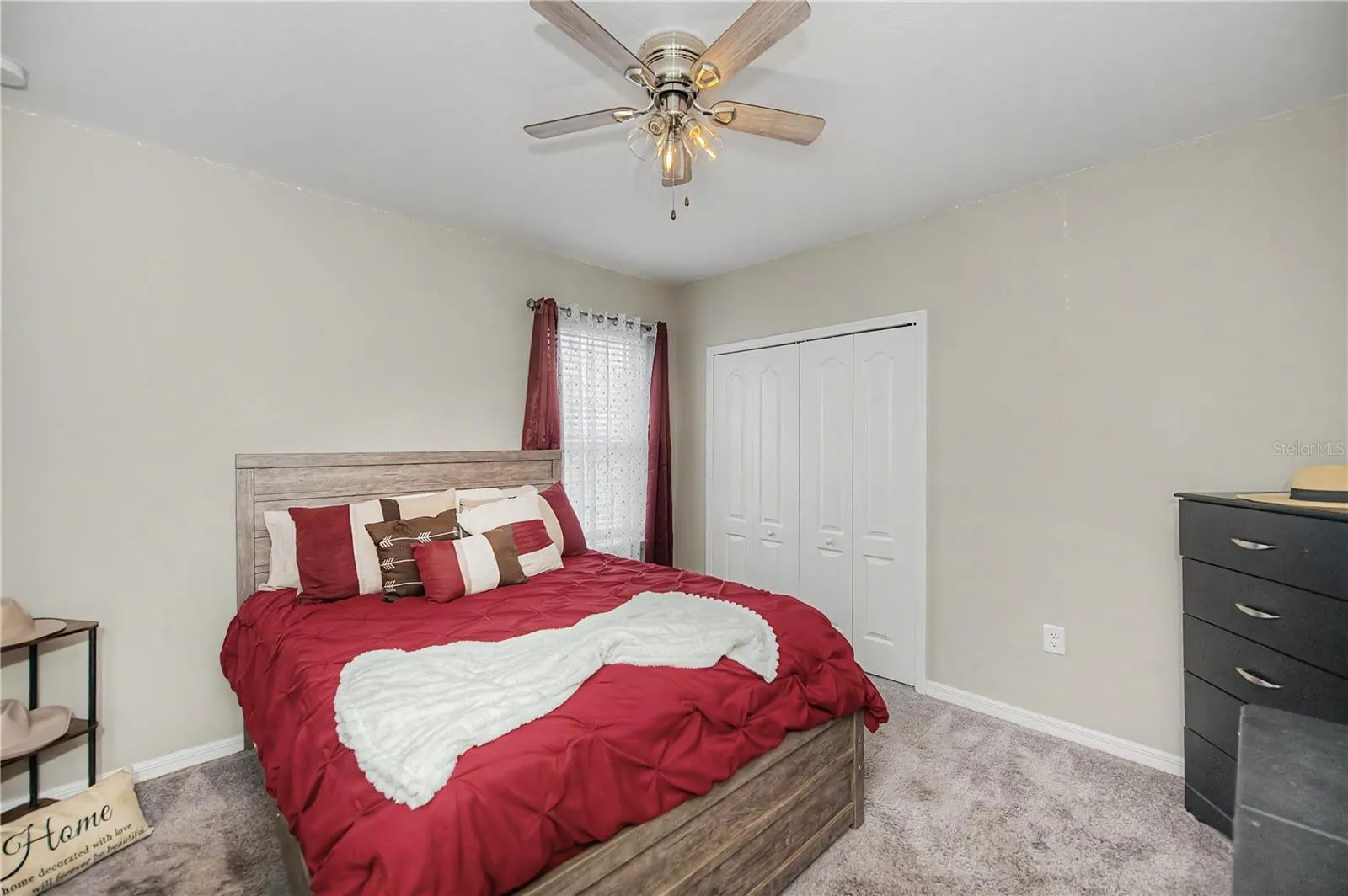 Spacious Second Bedroom with Ample Closet Space.