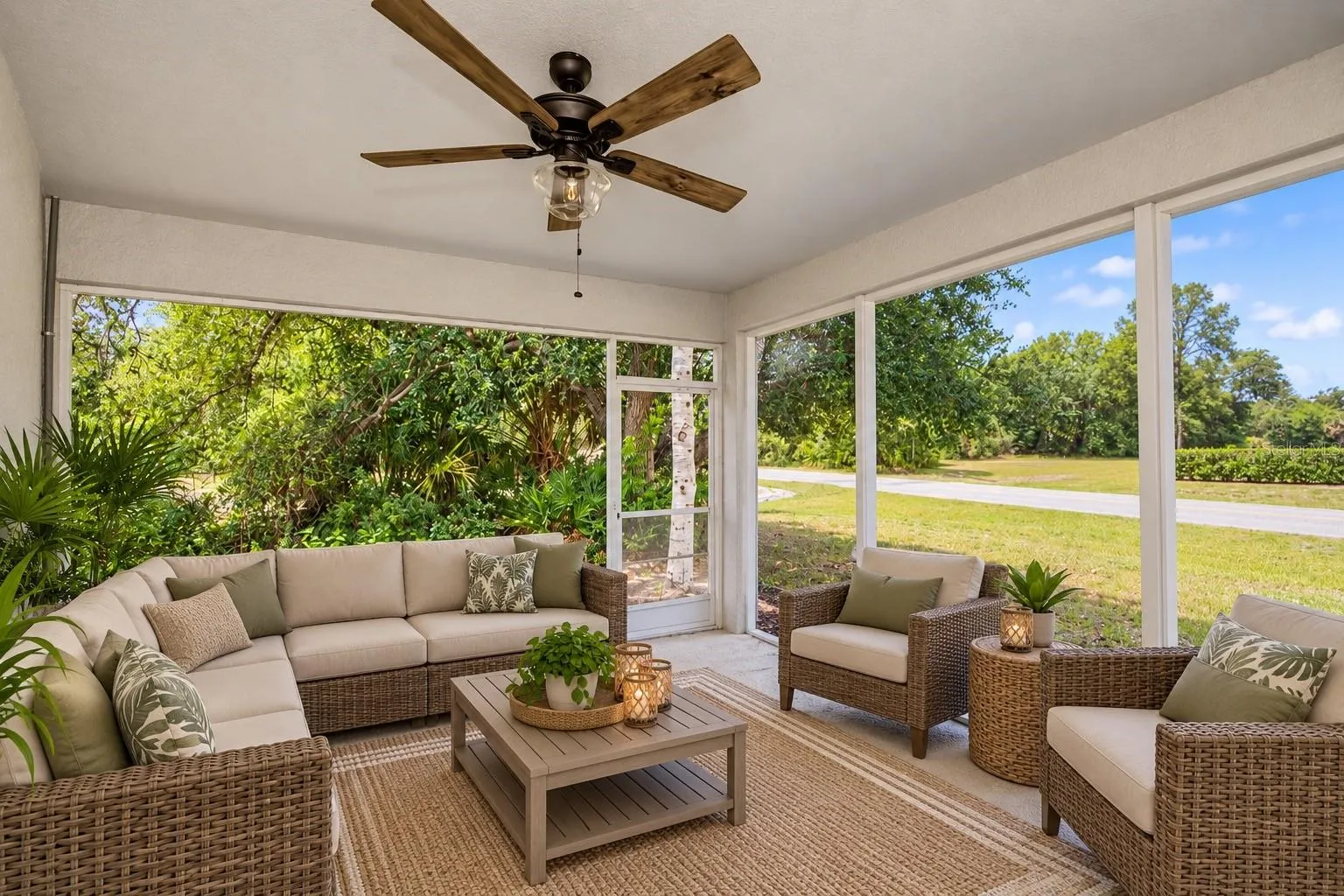 Virtually Stage Lanai with Endless Possibilities