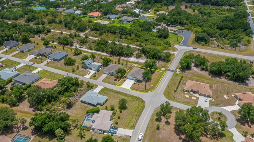 Prime Corner Lot Location.