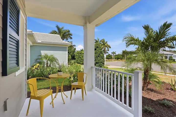 Freshly painted lanai