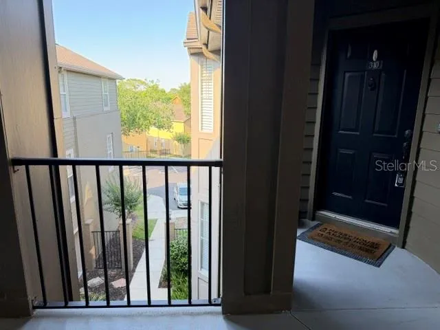 View from front door landing