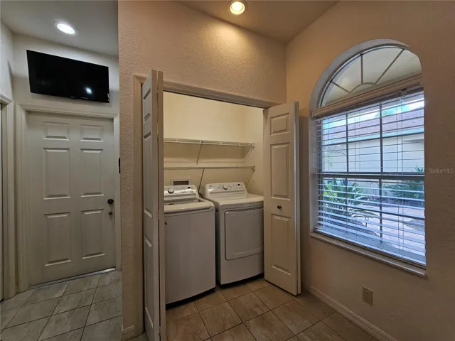 Laundry Space in Kitchen