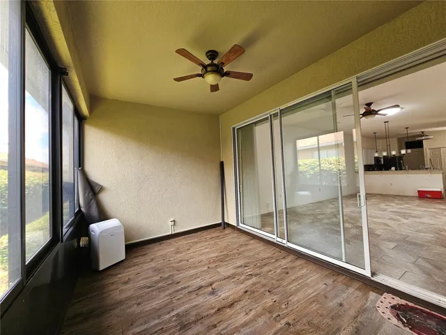 Florida Room with Portable AC Unit