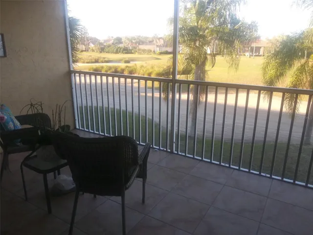 view from balcony