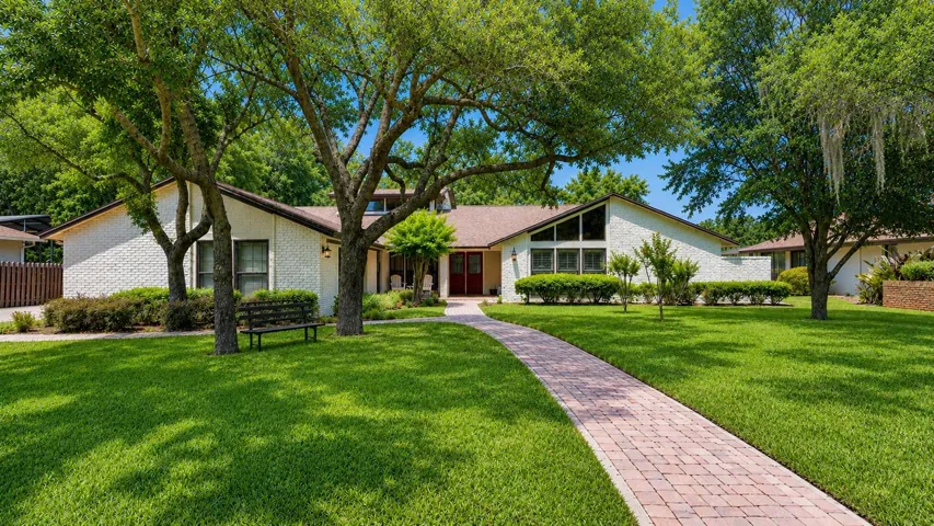 Front View - Custom Paver walkway & driveway