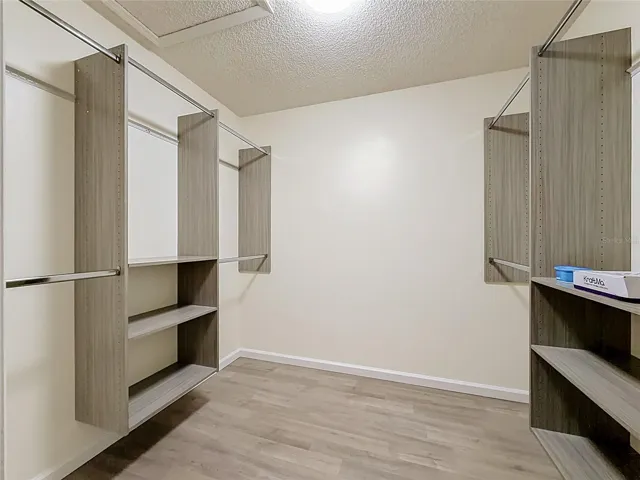 Large walk in closet