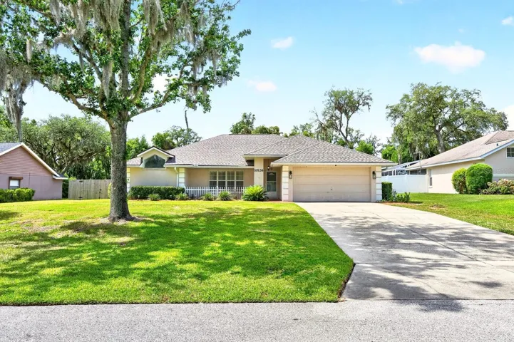 Surrounded by mature landscaping and fruit trees, this well-cared-for single-story home offers exceptional curb appeal and VALUABLE UPDATES, including a NEW ROOF with warranty (2024), NEW WOOD FENCE with rear gate (2022), FRESH EXTERIOR PAINT (2022), NEW POOL PUMP (2021), and NEW AC (2019)—providing both style and peace of mind.