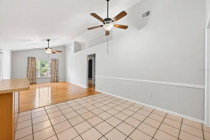 The Dining area