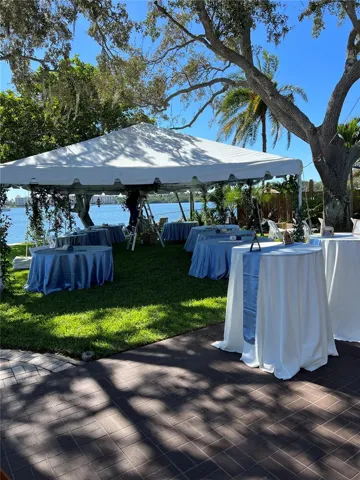 Before - waterfront was perfect for entertaining