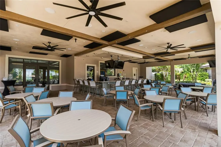 The Plaza patio bar and restaurant