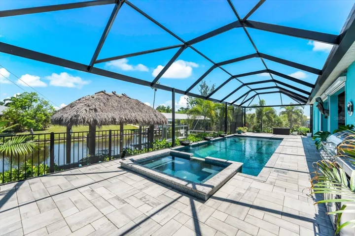 Expansive Saltwater Pool
