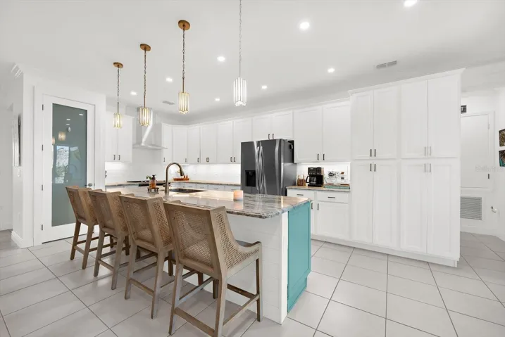 Ample Cabinetry With Under Cabinet Lighting!