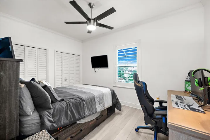 Spacious Double Built-In Closets
