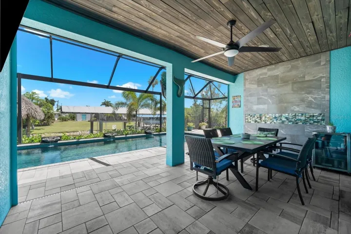 Show-Stopping Wood Paneled Ceiling