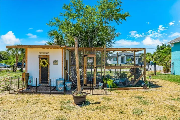 Charming Private Chicken Coop