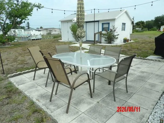 Open Patio for a nice BBQ
