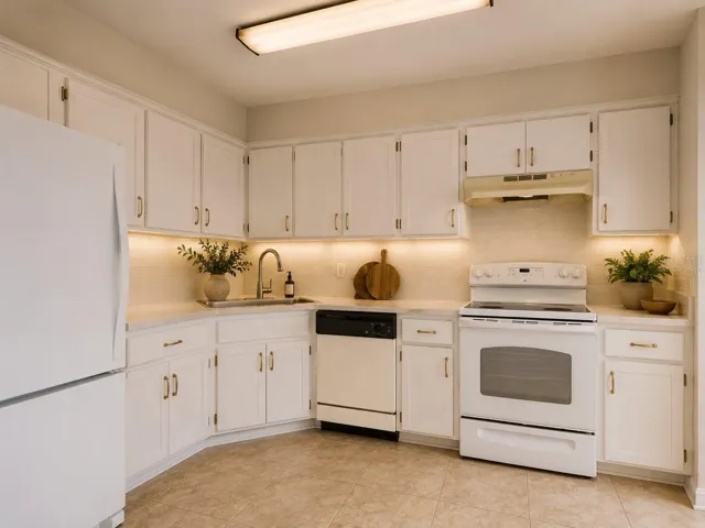Virtually Staged Kitchen