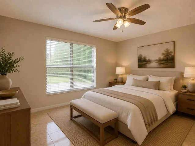 Virtually Staged Bedroom 3