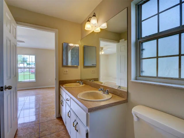 Primary Bathroom Dual Sinks