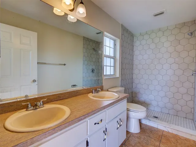 Primary Bathroom New Shower