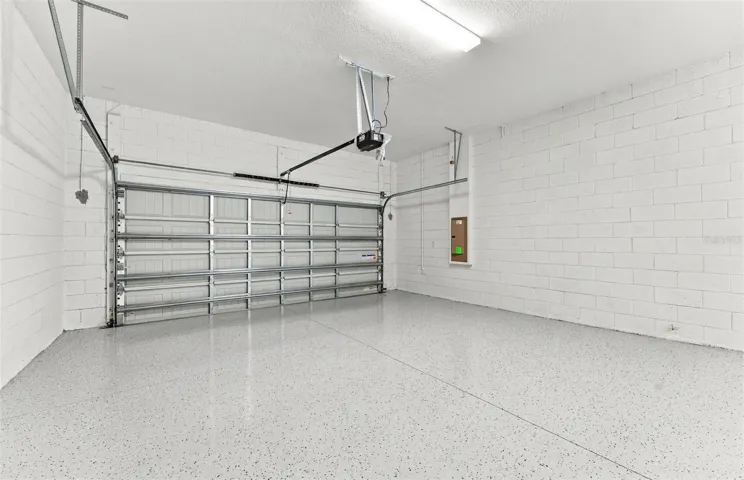 2 Car Garage w/Epoxy Flooring