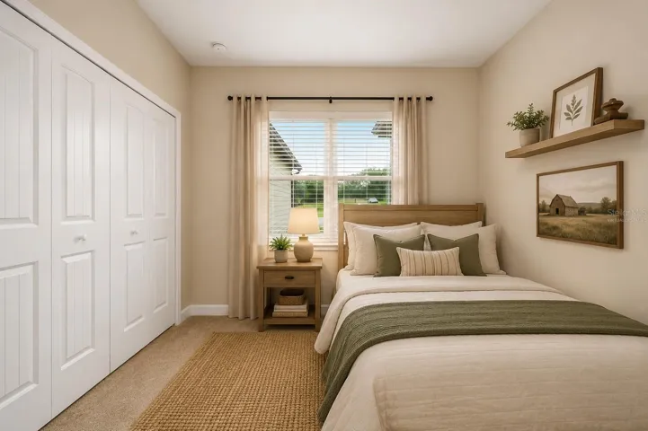 Bedroom #2 virtually staged