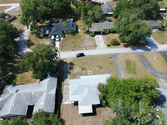 Arial view of home