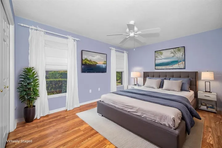 3rd bedroom with a  virtually staged photo