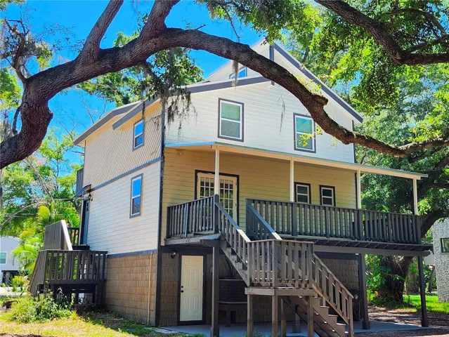 Back view of home